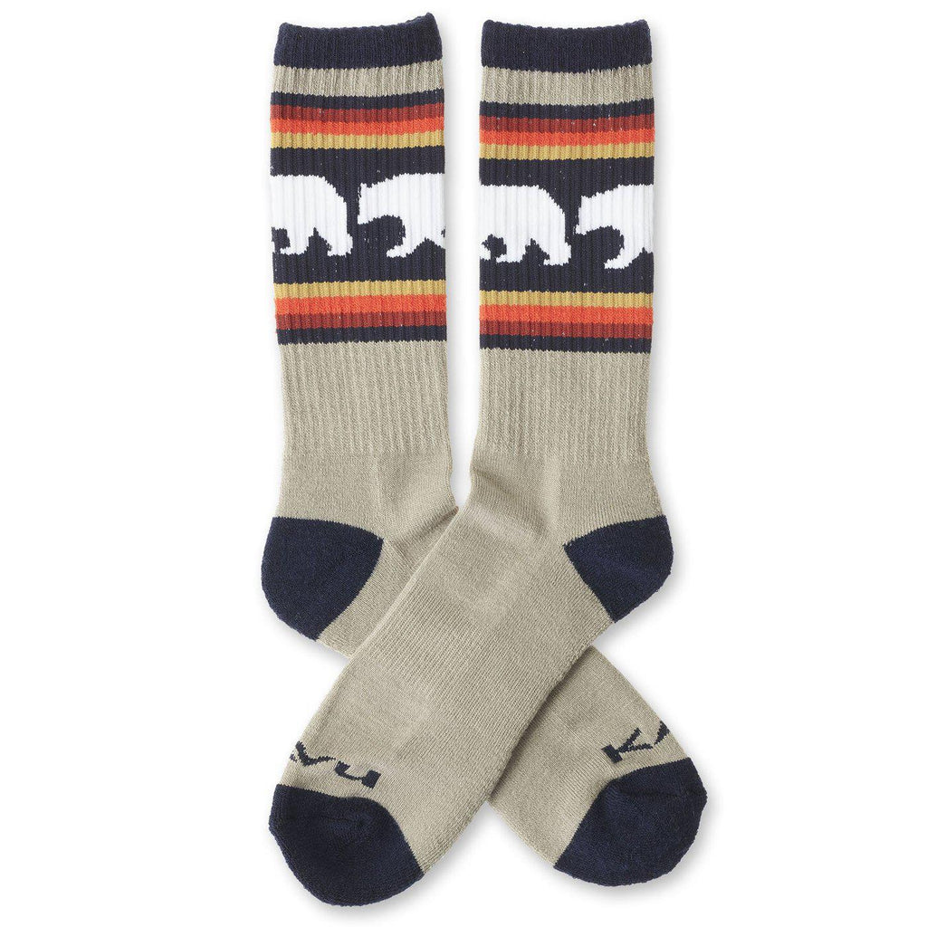 Kavu Moonwalk Socks - Snow Bear-The Trendy Walrus