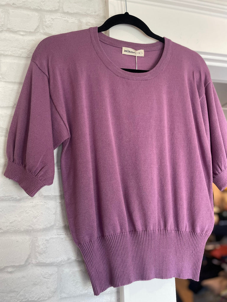 24 Colours Pullover in Purple-The Trendy Walrus