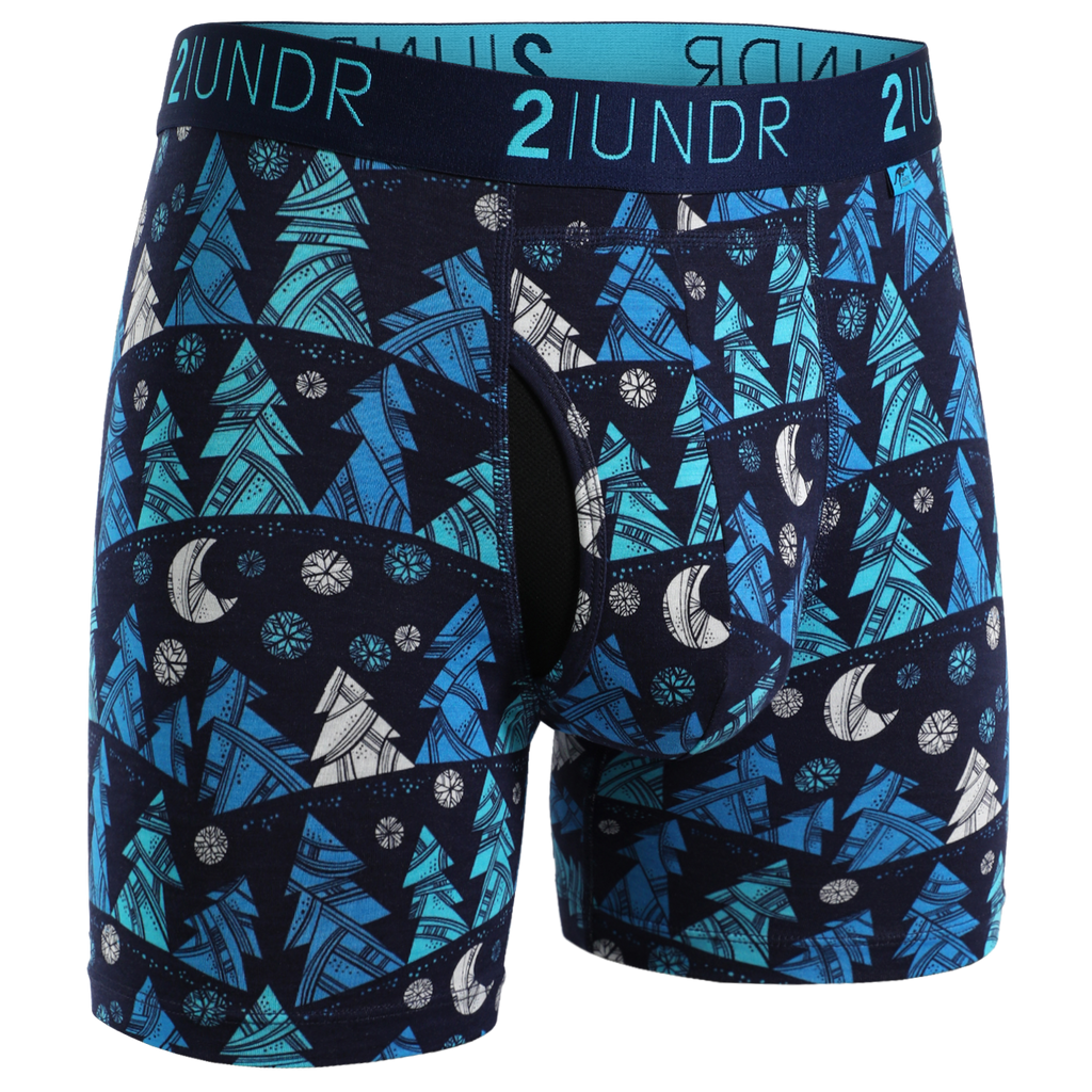 2UNDR Swing Shift Boxer Breif In Winterland-The Trendy Walrus