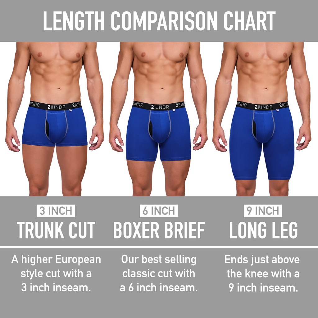 2UNDR Swing Shift Boxer Brief In Grey/Blue-The Trendy Walrus