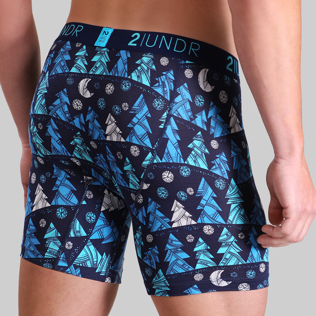 2UNDR Swing Shift Boxer Brief In Winterland-The Trendy Walrus