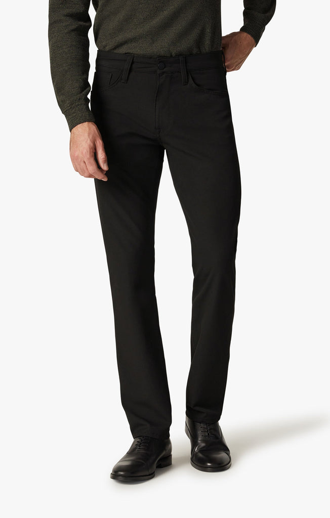 34 Heritage Courage Straight Leg Pants In Black Elite-The Trendy Walrus