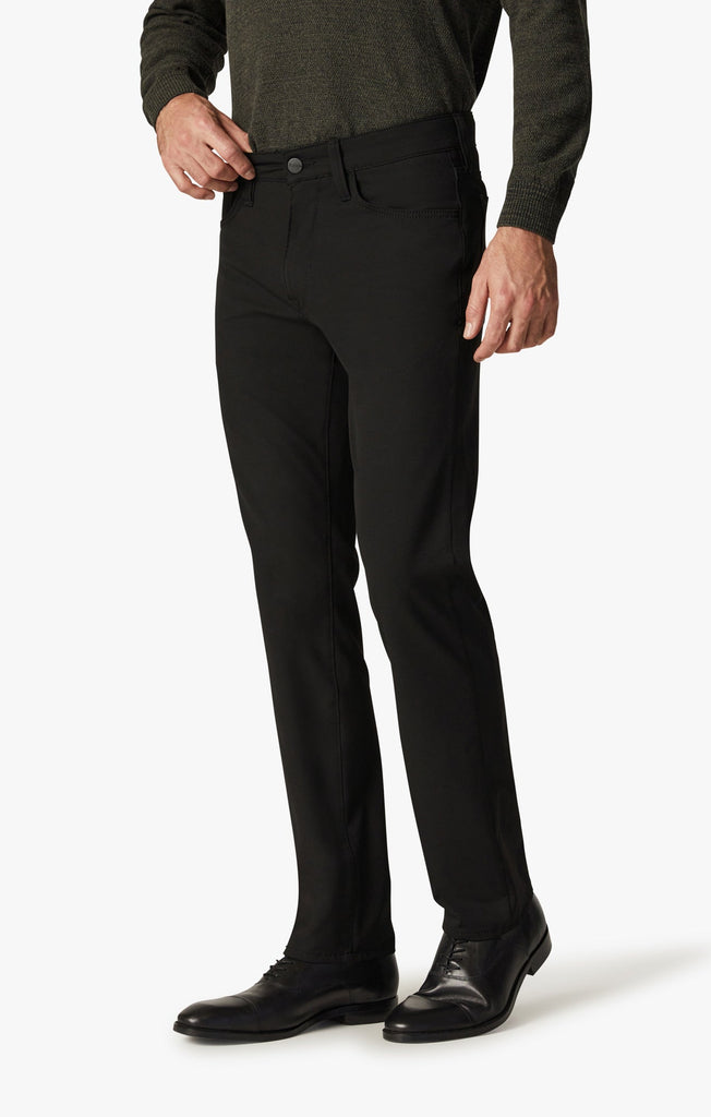 34 Heritage Courage Straight Leg Pants In Black Elite-The Trendy Walrus