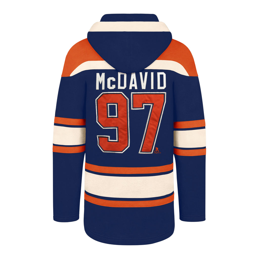 47 Brand NHL Connor McDavid Lacer Fleece Hoodie-The Trendy Walrus