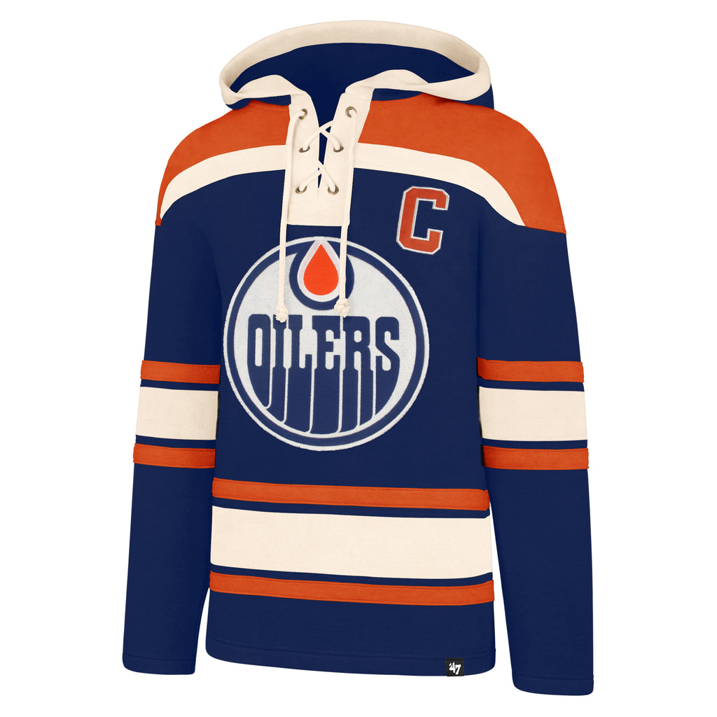 47 Brand NHL Connor McDavid Lacer Fleece Hoodie-The Trendy Walrus