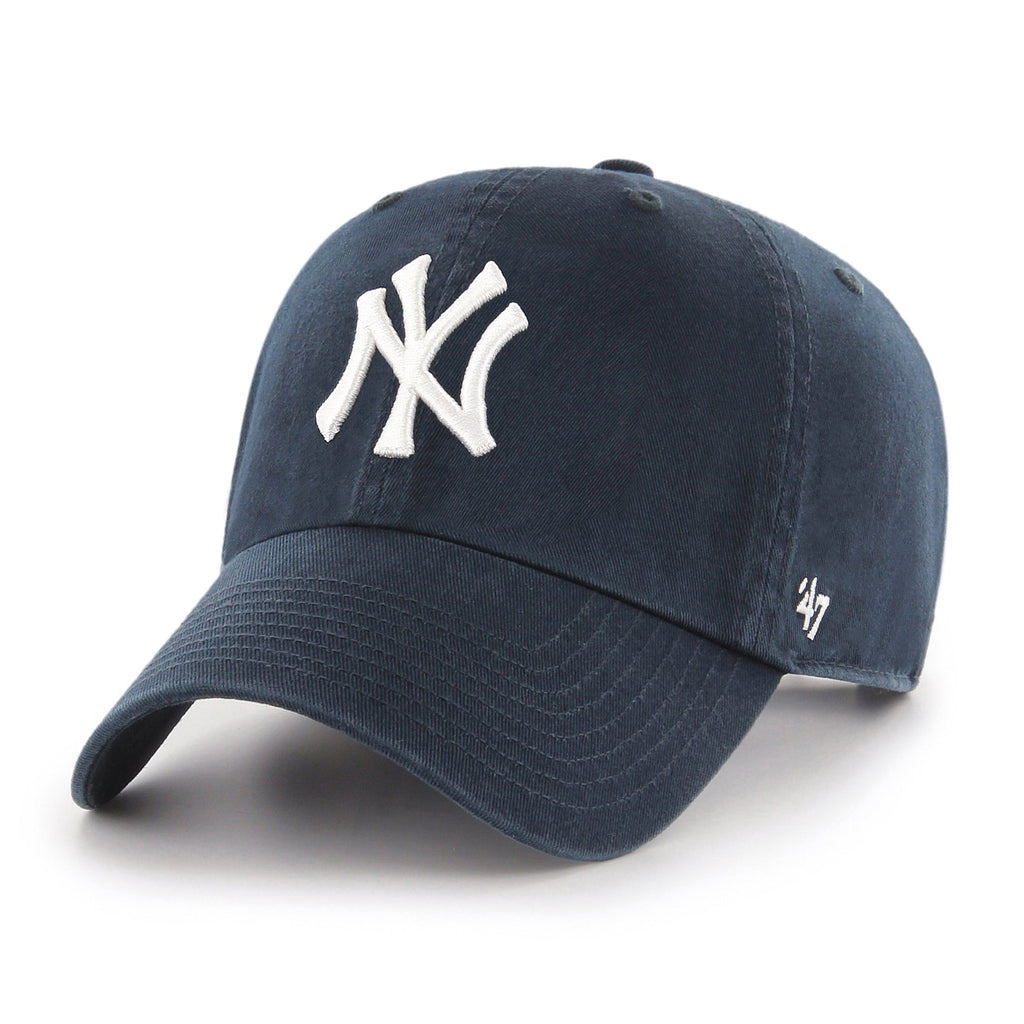 47 MLB-10 New York Yankees Clean Up Cap In Navy-The Trendy Walrus