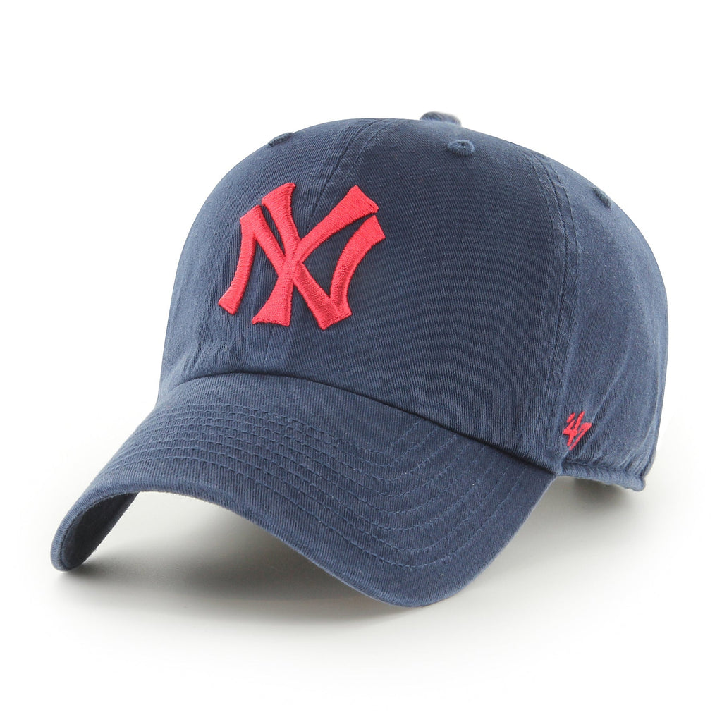 47 MLB-G3 New York Yankees Cooperstown Clean Up In Navy/Red-The Trendy Walrus