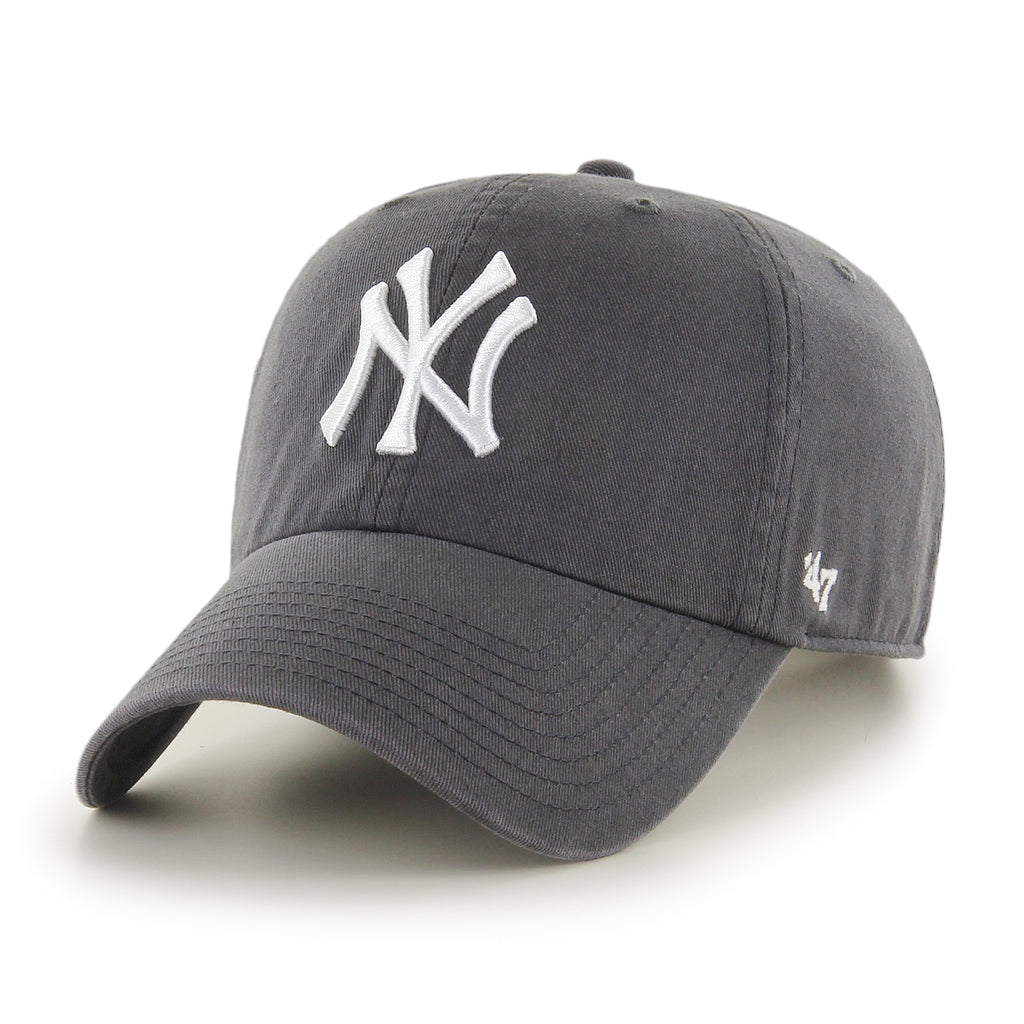 47 MLB New York Yankees Clean Up Cap In Graphite-The Trendy Walrus