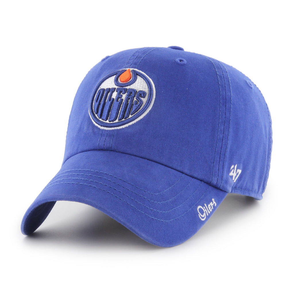 47 NHL-17 Edmonton Oilers Miata Clean Up Cap In Blue-The Trendy Walrus