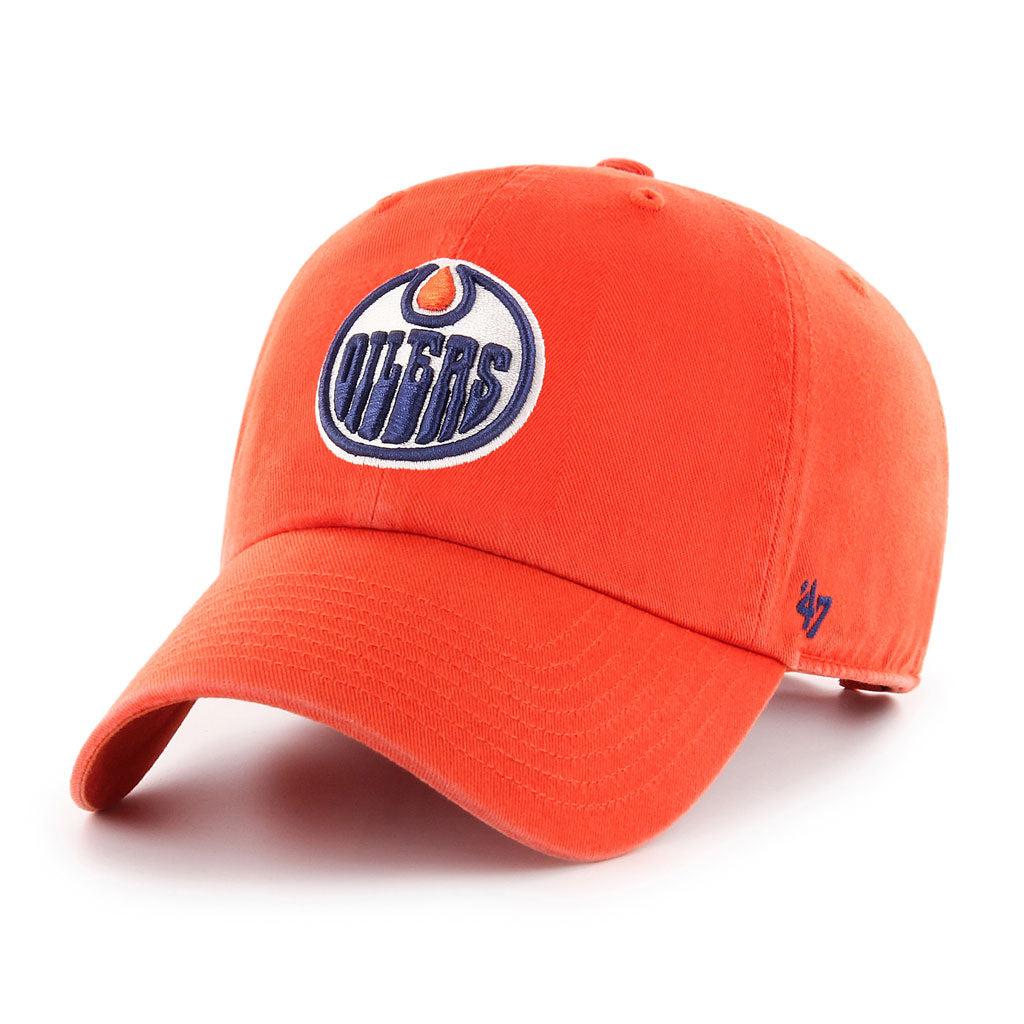 47 NHL Clean Up Cap Edmonton Oilers In Orange-The Trendy Walrus