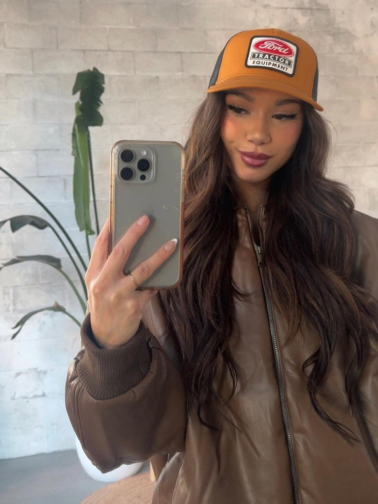 American Needle Headwear- Ford Tractor Twill Patch Valin Hat-The Trendy Walrus