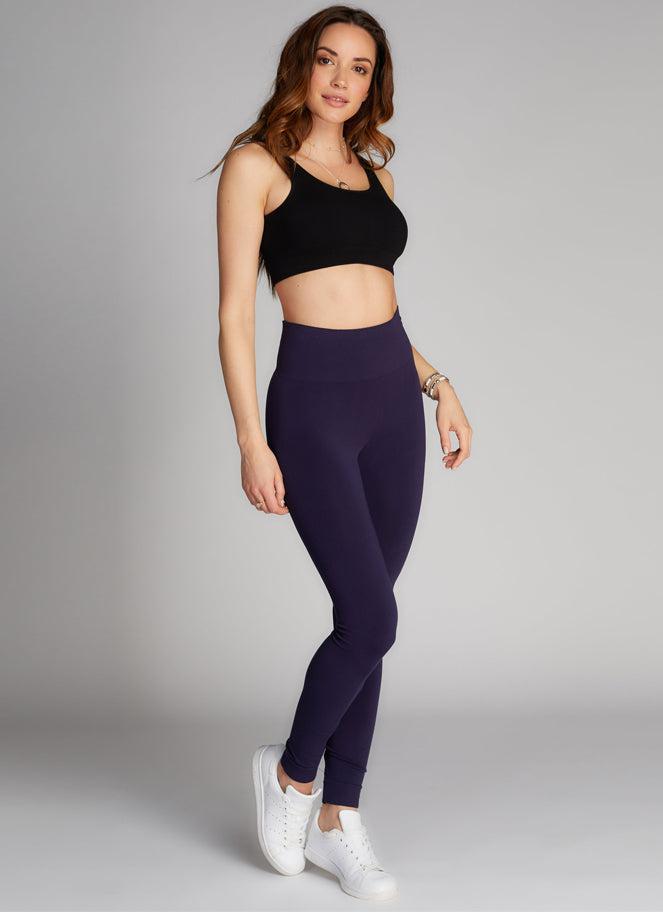 C'est Moi Full Length High Waisted Legging In Navy-The Trendy Walrus