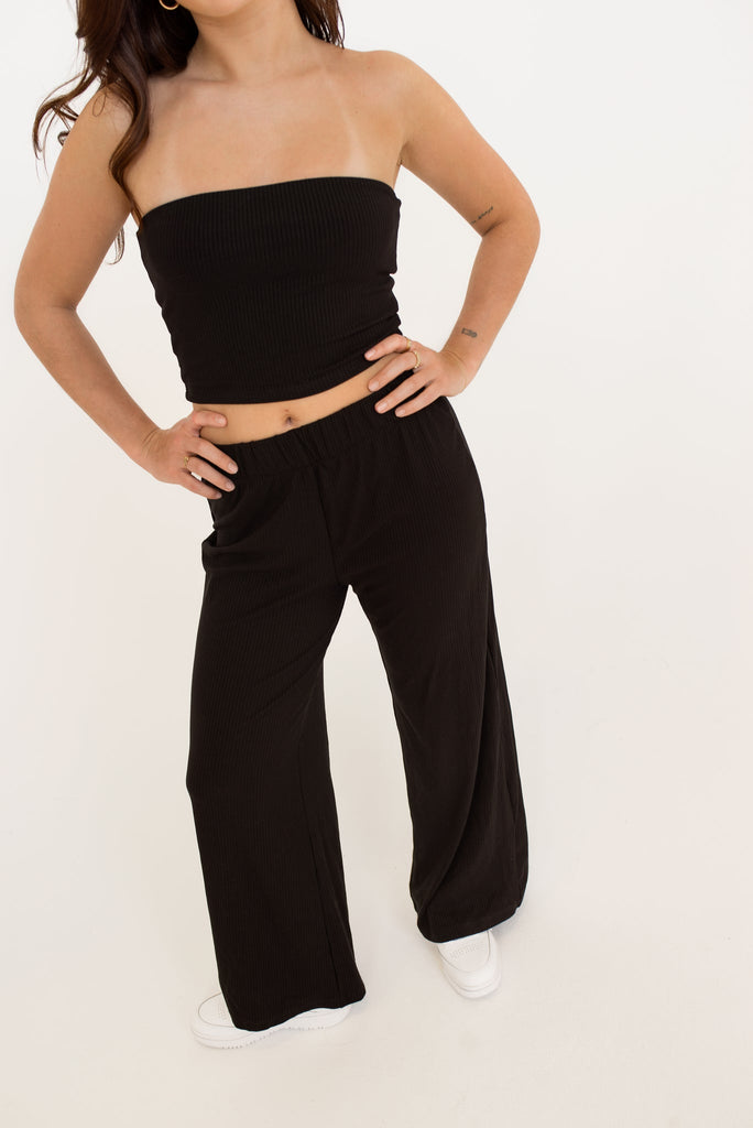 Daily Story Lucille Pants In Black-The Trendy Walrus