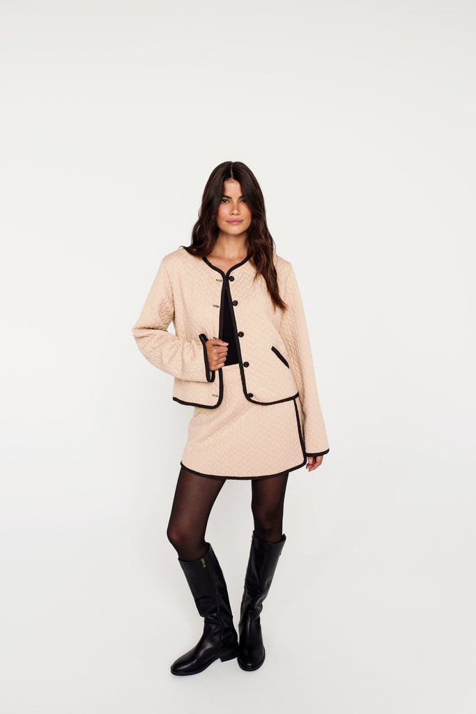 Dailystory Juniper Jacket In Beige-The Trendy Walrus