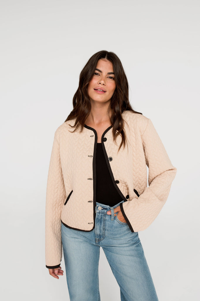 Dailystory Juniper Jacket In Beige-The Trendy Walrus