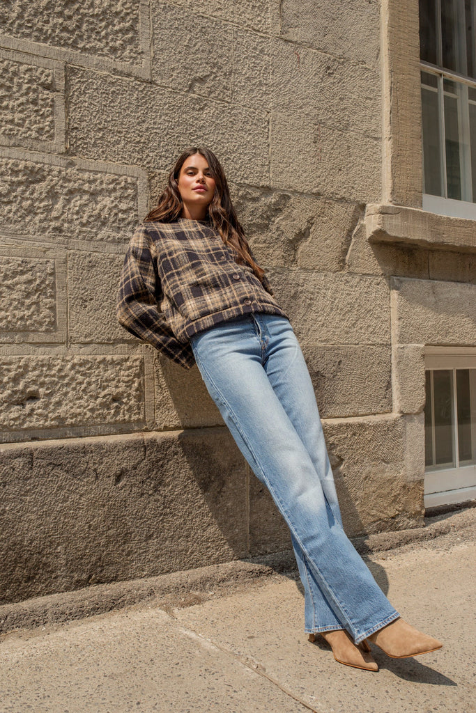 Dailystory Taylor Plaid Coat-The Trendy Walrus