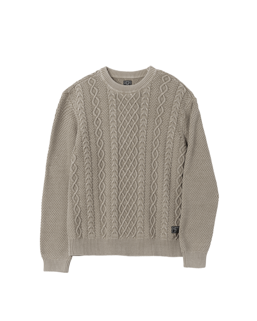 Dark Seas Big Sur Sweater In String-The Trendy Walrus