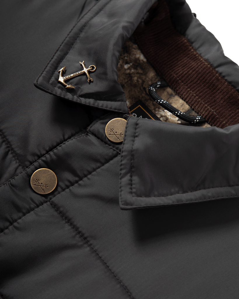 Dark Seas Machinist Nylon Jacket In Black-The Trendy Walrus