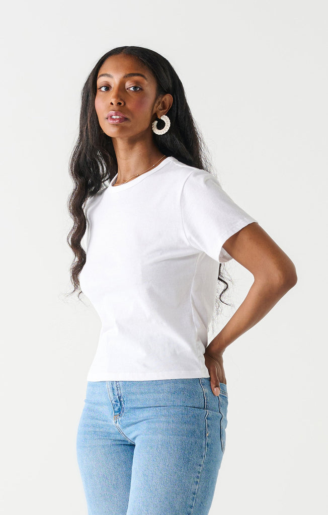 Dex Favorite Tee In White-The Trendy Walrus