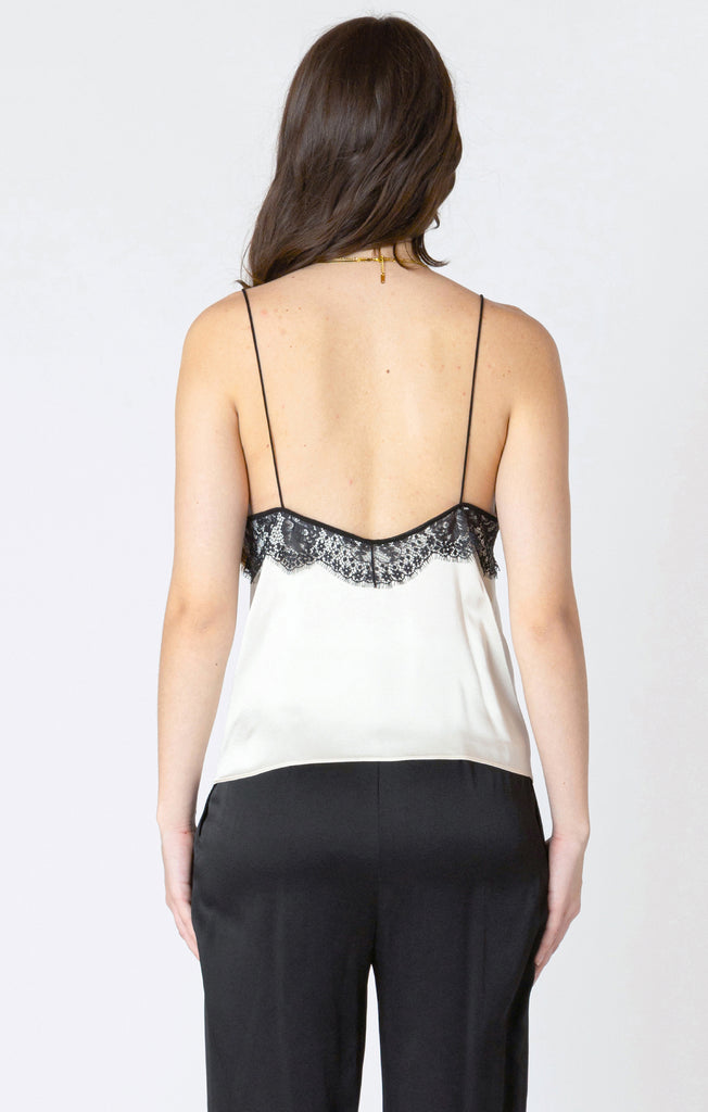 Dex Lace Trim Cami In Ecru-The Trendy Walrus