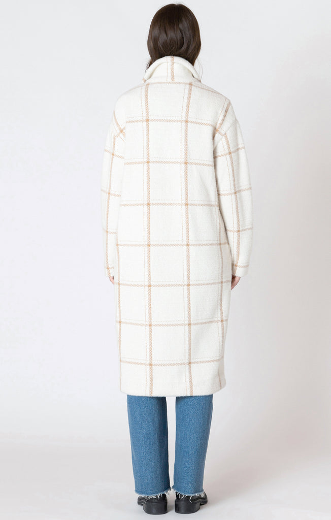 Dex Plus Longline Soft Sweater Coat In Cream Mocha-The Trendy Walrus