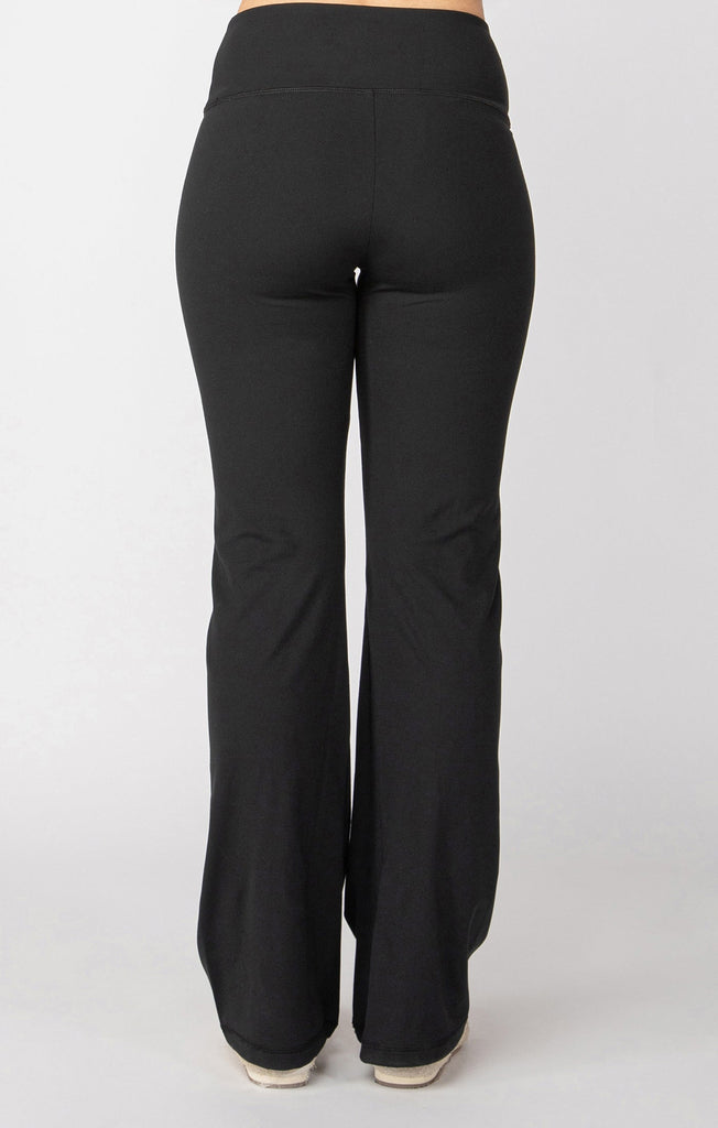 Dex Pull On Lounge Yoga Pant In Black-The Trendy Walrus