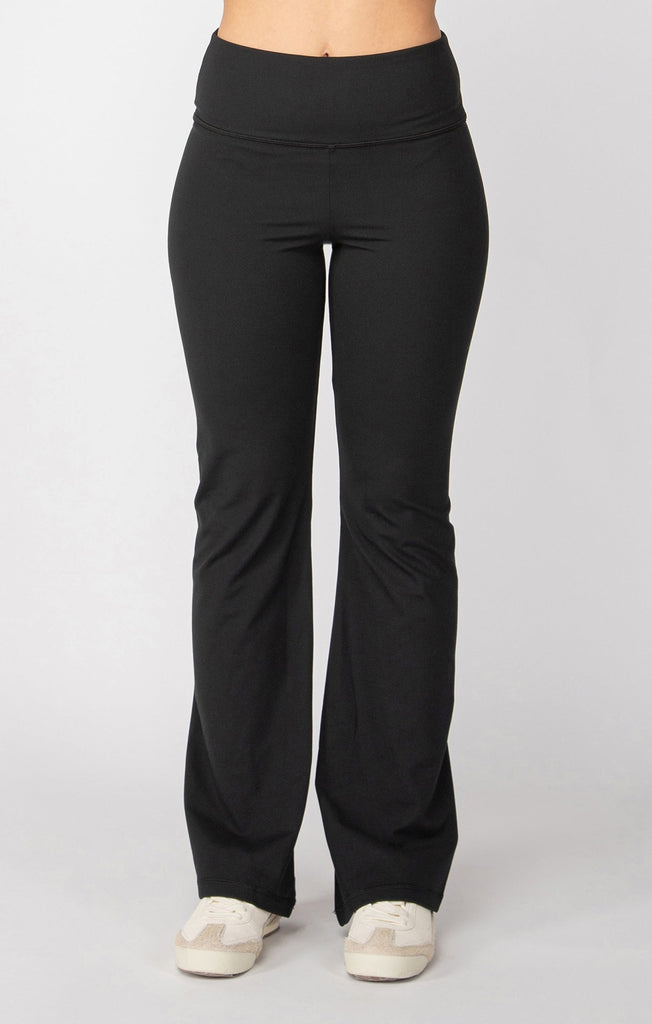 Dex Pull On Lounge Yoga Pant In Black-The Trendy Walrus