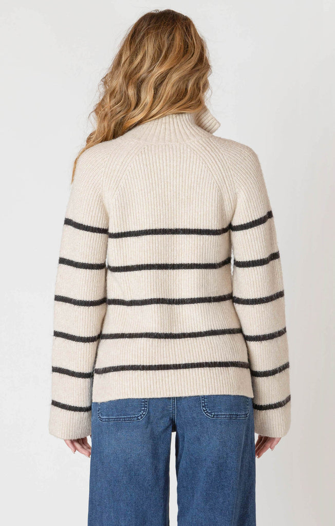 Dex Room 34 Half-Zip Longline Sweater-The Trendy Walrus
