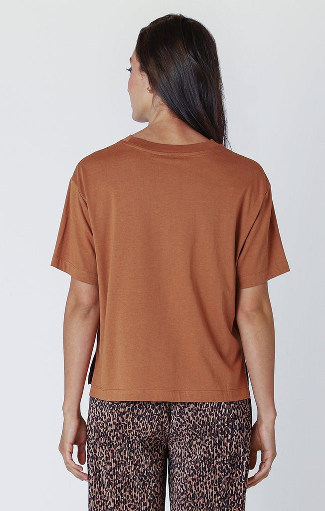 Dex SS Essential Tee In Toffee-The Trendy Walrus