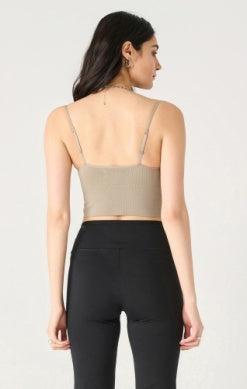 Dex Seamless Bra Top In Taupe-The Trendy Walrus