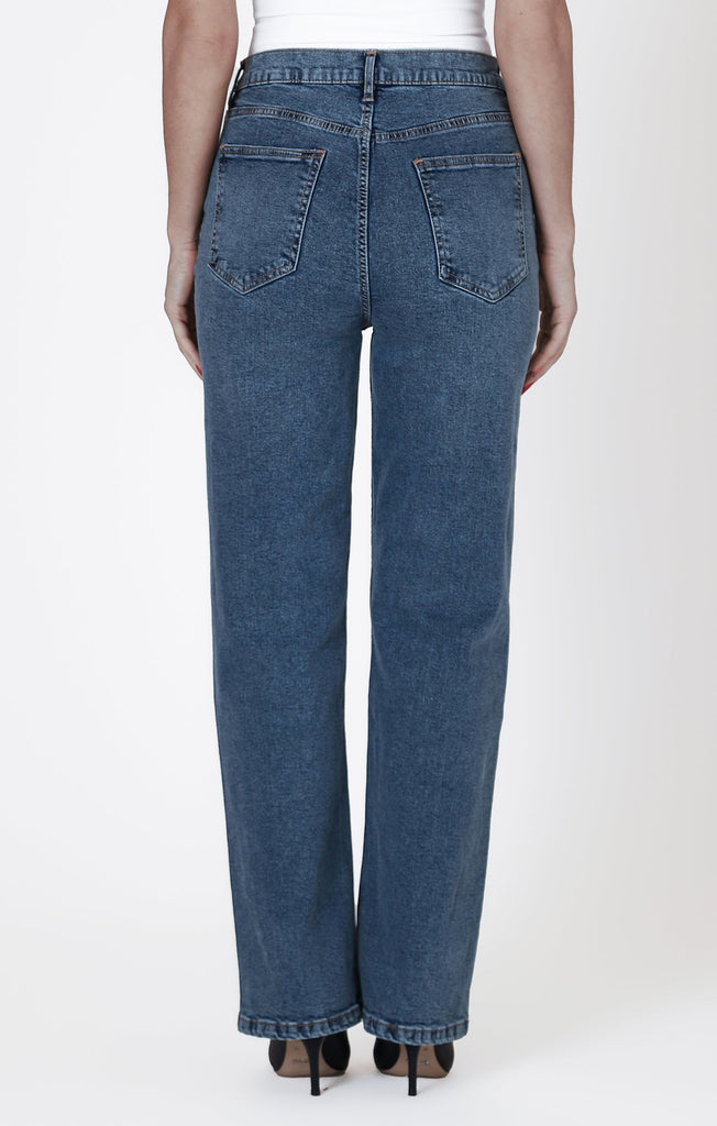 Dex Straight Leg Jean In Dark Blue Wash-The Trendy Walrus