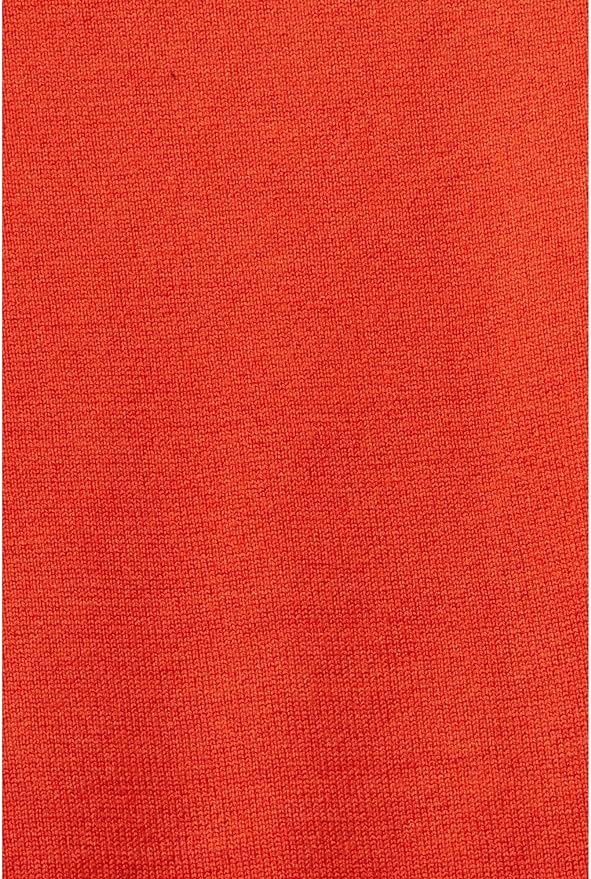 Esprit Fine Viscose V-Neck Soft Sweater In Bright Orange-The Trendy Walrus