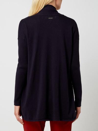 Esprit Organic Open Sweater Cardigan in Navy-The Trendy Walrus