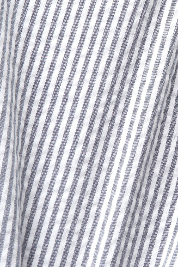 Esprit Seesucker Stretch Striped Cotton Shorts-The Trendy Walrus