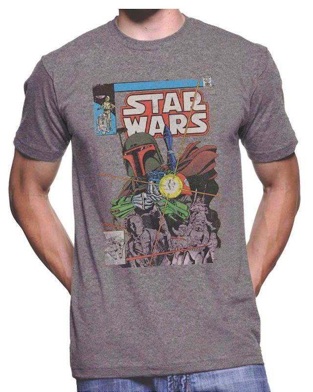 Jack Of All Trades Star Wars - Boba Fett Comic T-Shirt-The Trendy Walrus