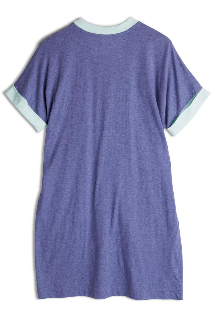 Kavu Cut Back T-shirt Dress In Moon Meadow-The Trendy Walrus