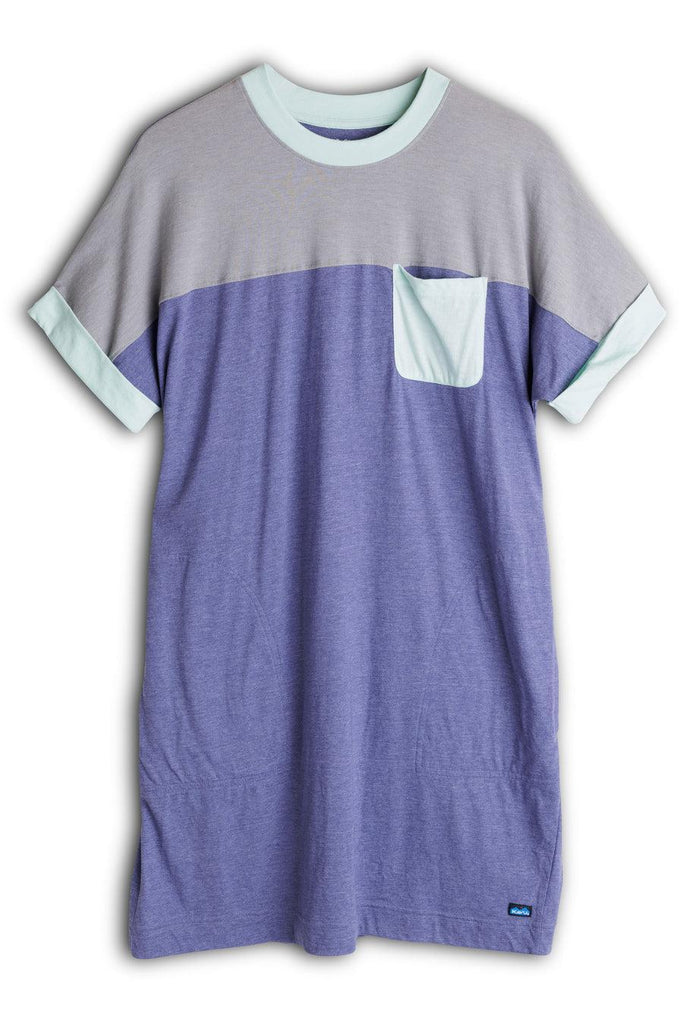 Kavu Cut Back T-shirt Dress In Moon Meadow-The Trendy Walrus