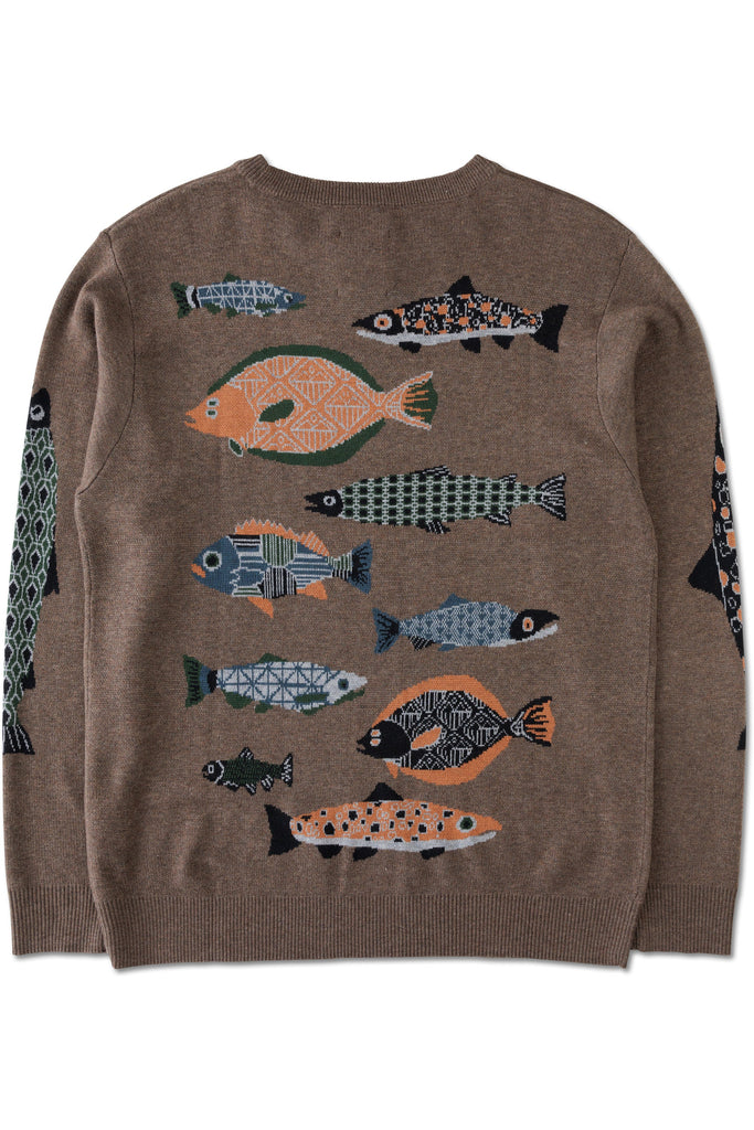 Kavu Highline Sweater In Fish Stack-The Trendy Walrus