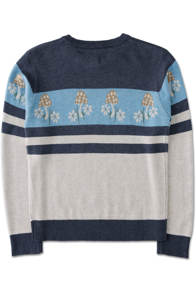 Kavu Hillrose Sweater In Mushroom Patch-The Trendy Walrus