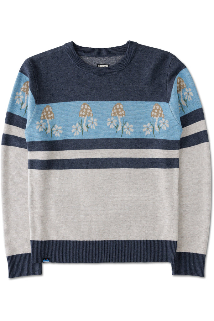 Kavu Hillrose Sweater In Mushroom Patch-The Trendy Walrus