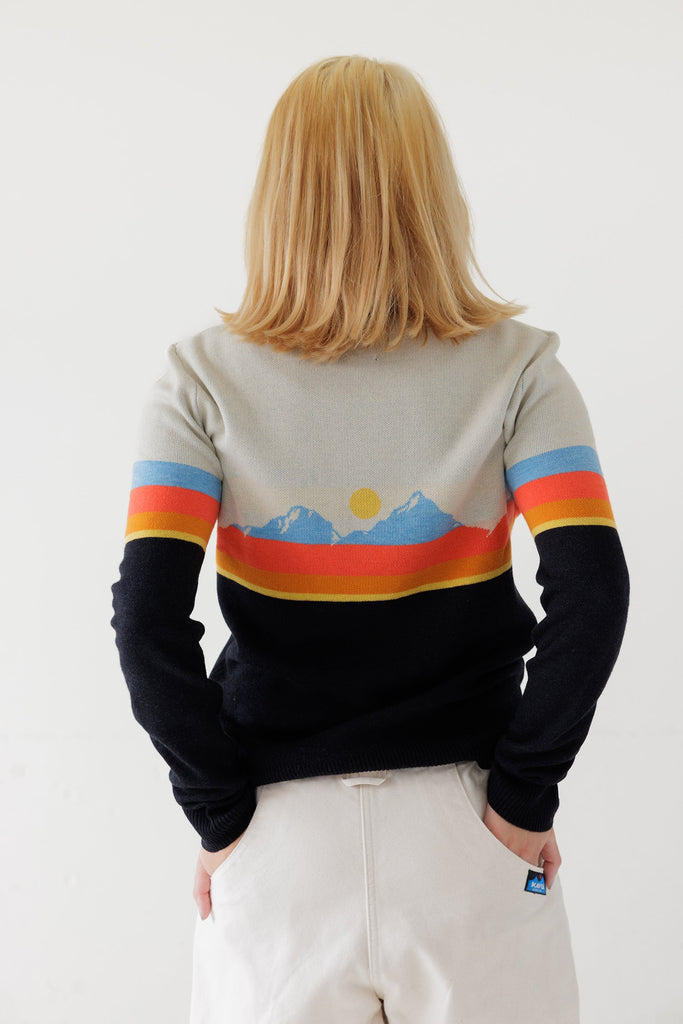 Kavu Hillrose Sweater In Sunset Range-The Trendy Walrus