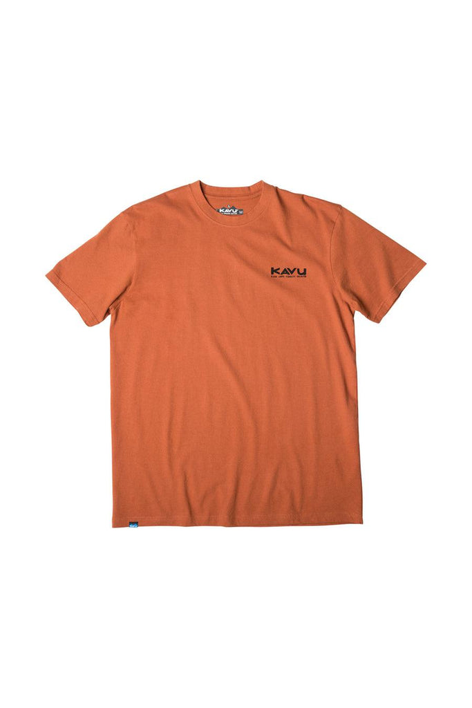 Kavu Klear Above The Etch Art T-shirt In Copper-The Trendy Walrus