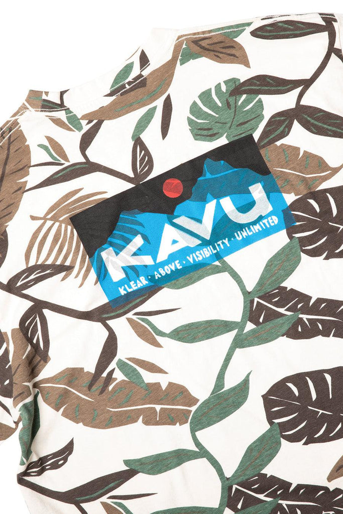 Kavu Klear Above The Etch Art T-shirt In Palm Playa-The Trendy Walrus