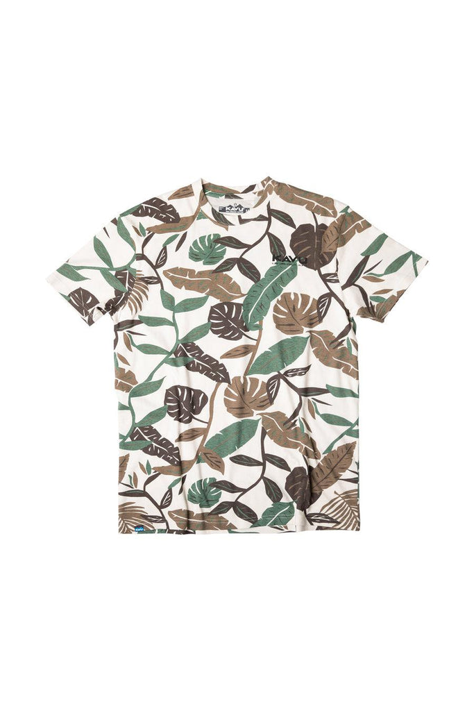 Kavu Klear Above The Etch Art T-shirt In Palm Playa-The Trendy Walrus