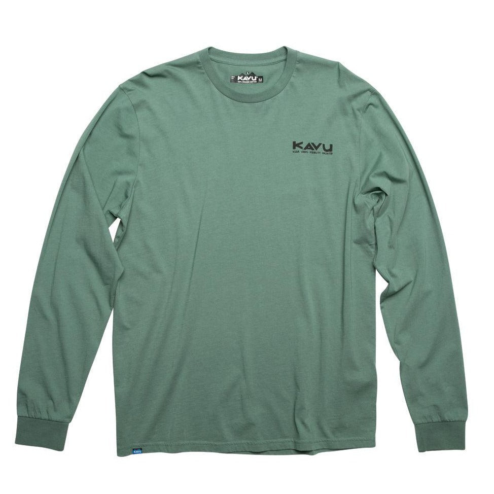 Kavu Long Sleeve Etch Art In Dark Forest – The Trendy Walrus