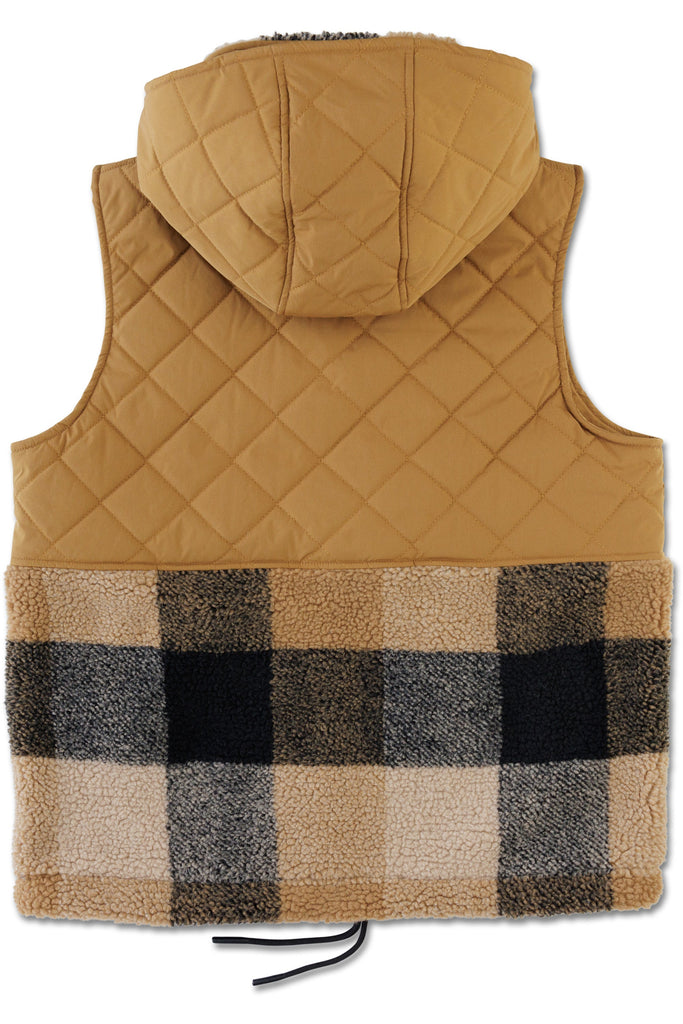 Kavu Luna Peak Vest In Hilltop Plaid-The Trendy Walrus