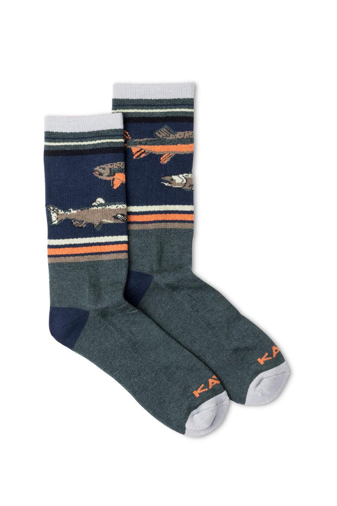 Kavu Moonwalk Socks In Go Fish-The Trendy Walrus