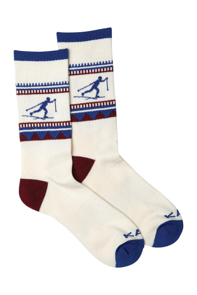 Kavu Moonwalk Socks In Ski Line-The Trendy Walrus