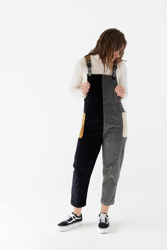 Kavu San Juan Corduroy Overalls In Night Bluff-The Trendy Walrus