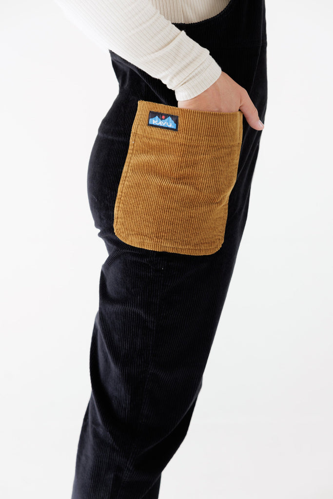 Kavu San Juan Corduroy Overalls In Night Bluff-The Trendy Walrus